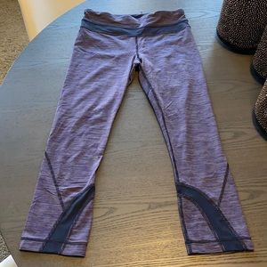 Lululemon Cropped striped leggings